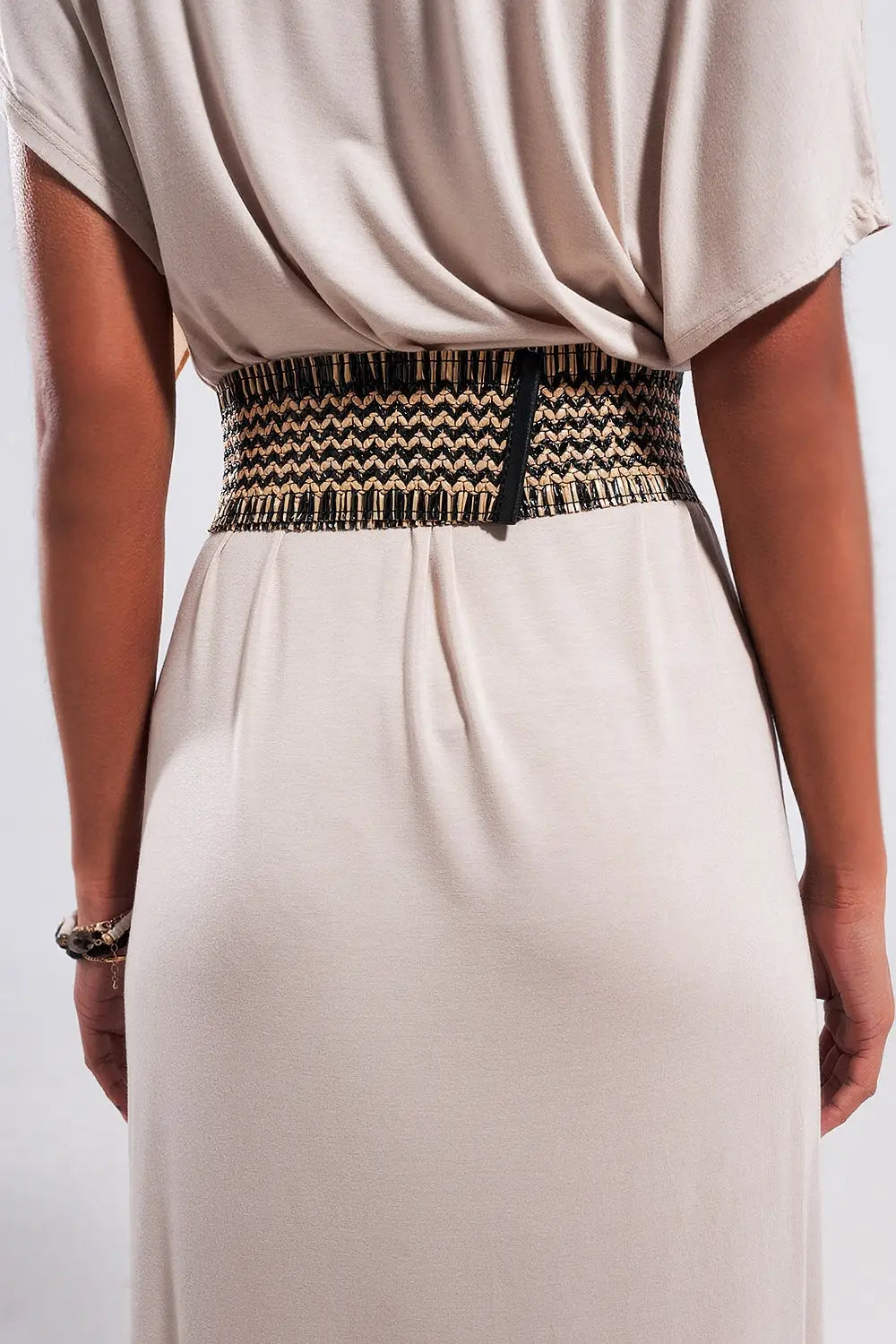Ring midi dress in beige - BEIGE / ONE - Dresses