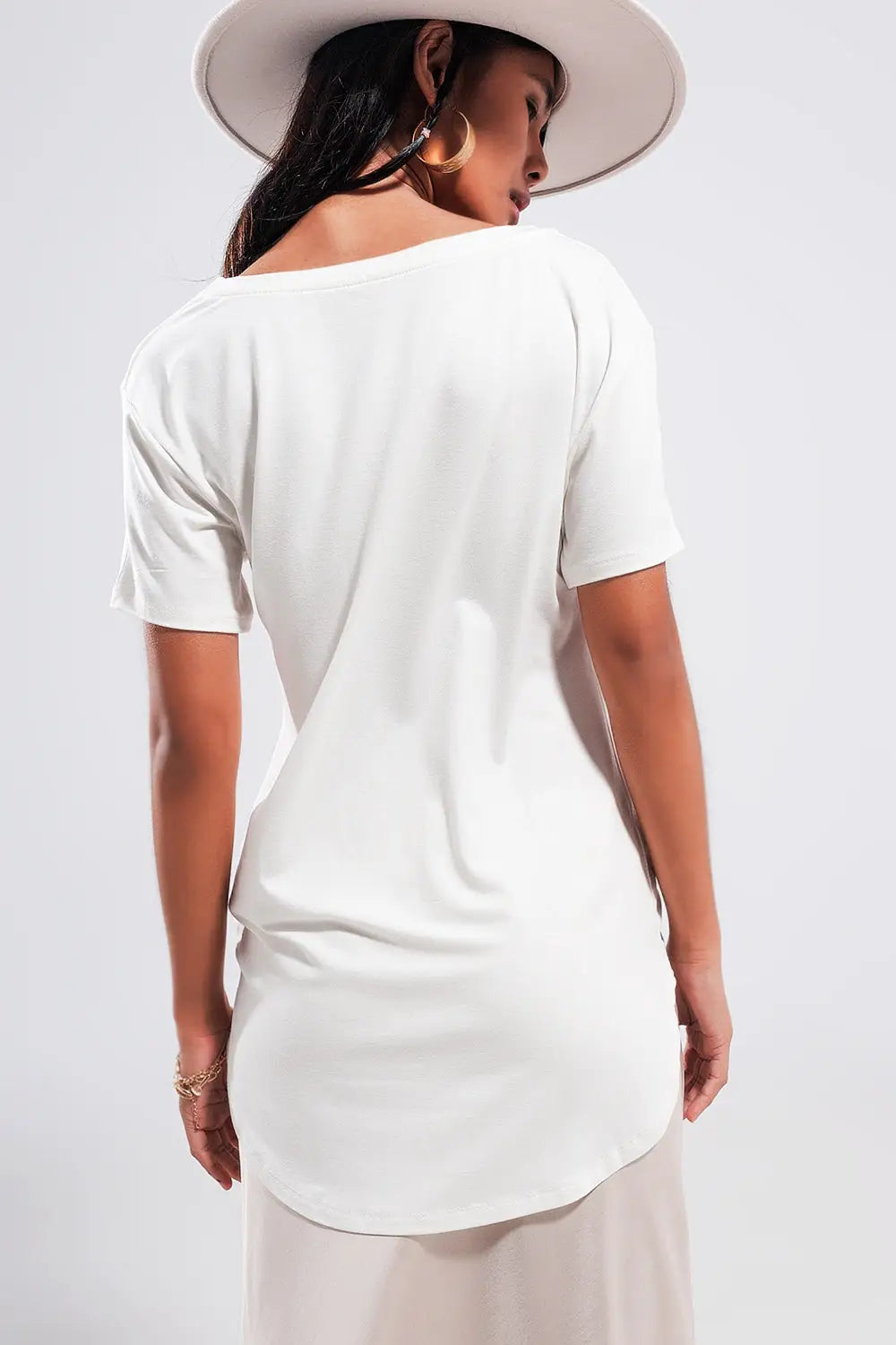 T shirt with New York City slogan in white - GREEN / ONE - T-Shirts