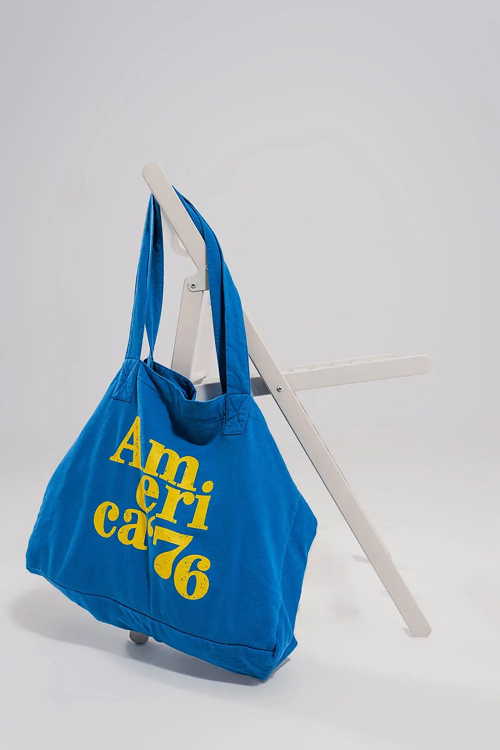 AMERICA 76 canvas tote bag in blue - BLUE / ONE - Bags