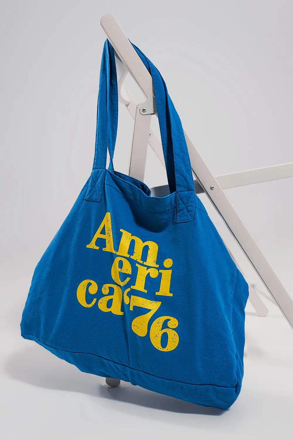 AMERICA 76 canvas tote bag in blue - BLUE / ONE - Bags