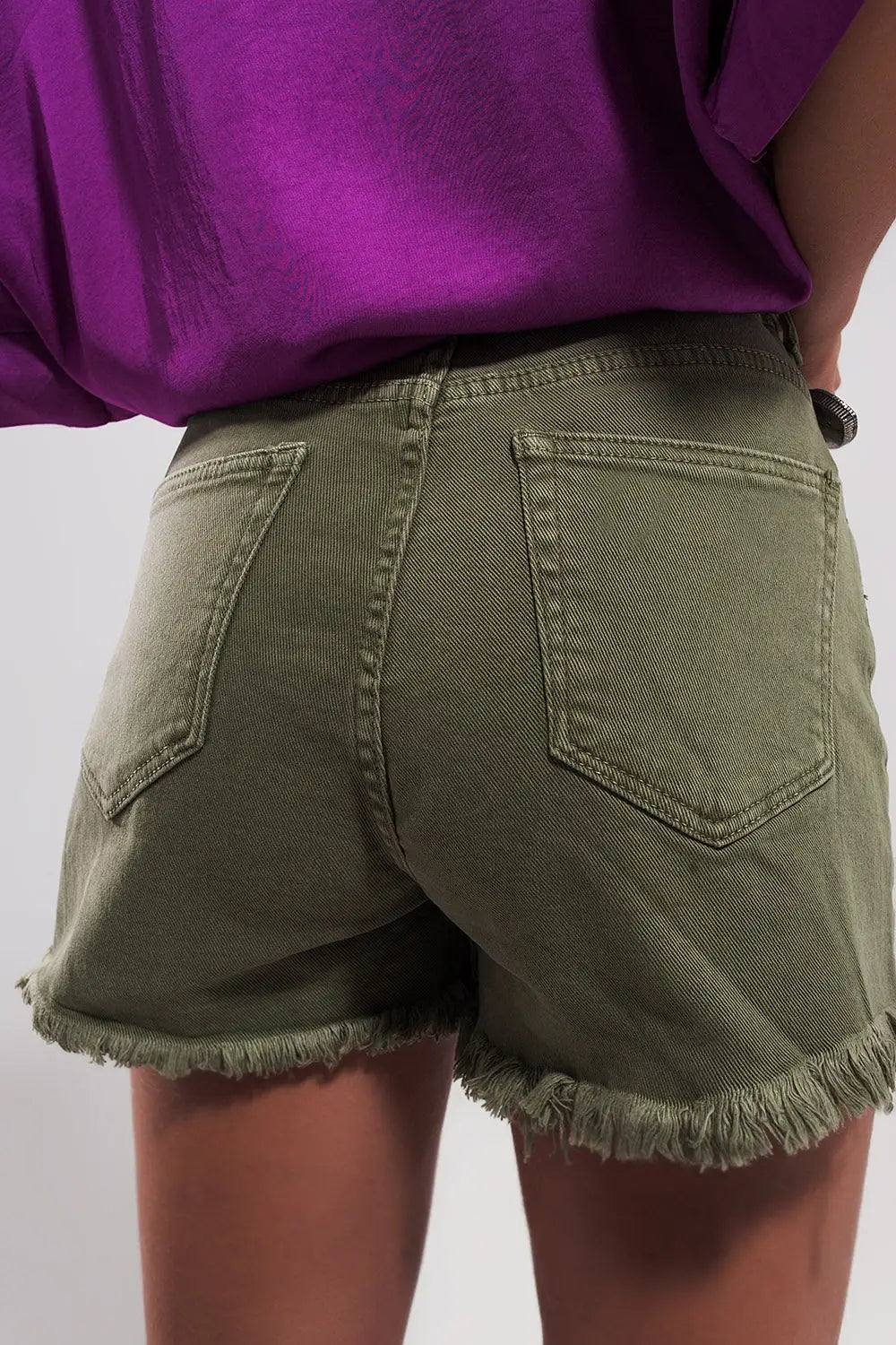 Shorts in khaki - Pants Colored Jeans