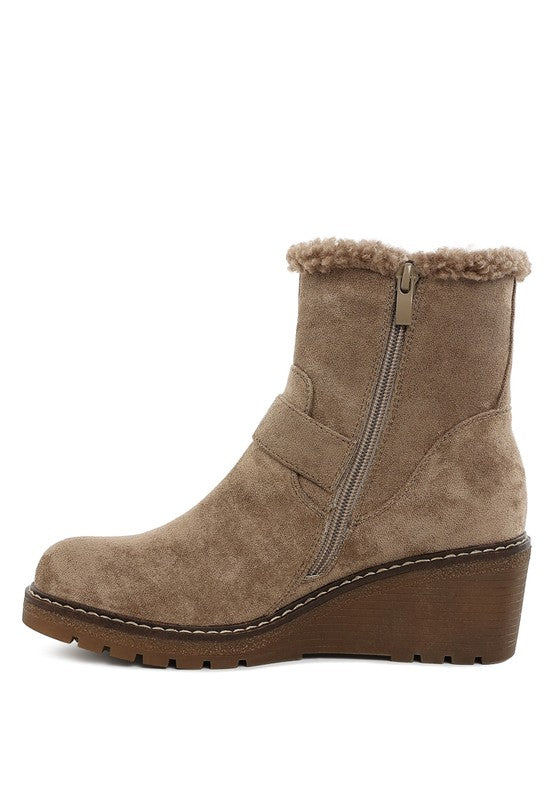 Dakota Faux Fur Harness Boots *Also in Black