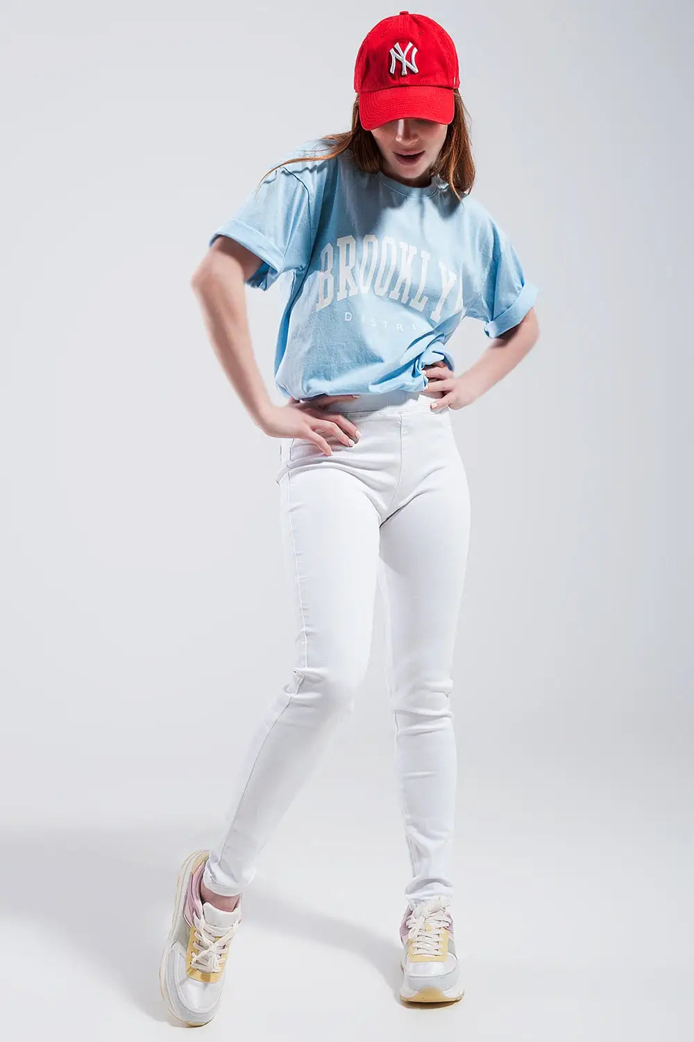 Brooklyn t shirt in blue - BLUE / ONE - T-Shirts