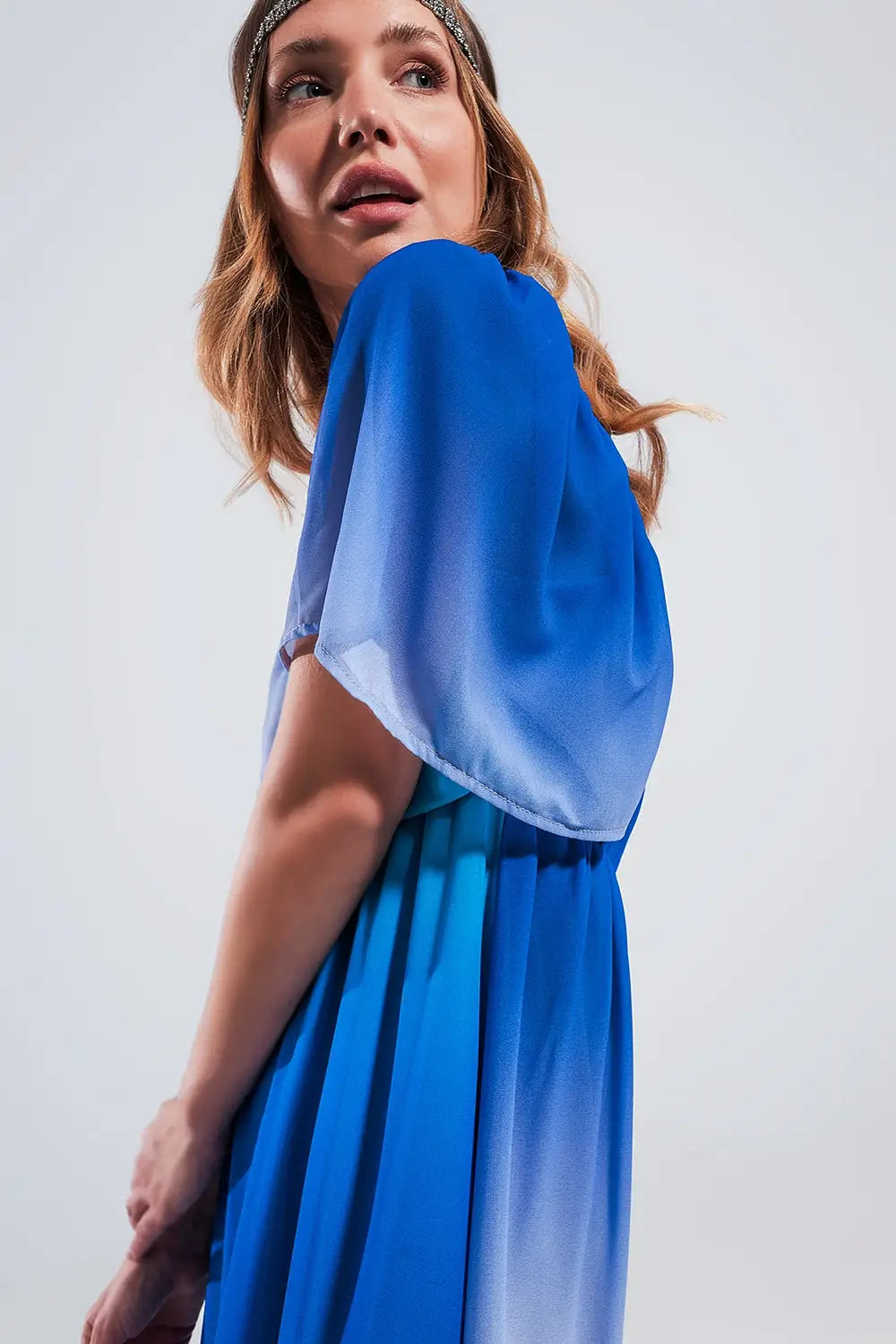 Ombre sweetheart maxi dress in blue - BLUE / ONE - Dresses
