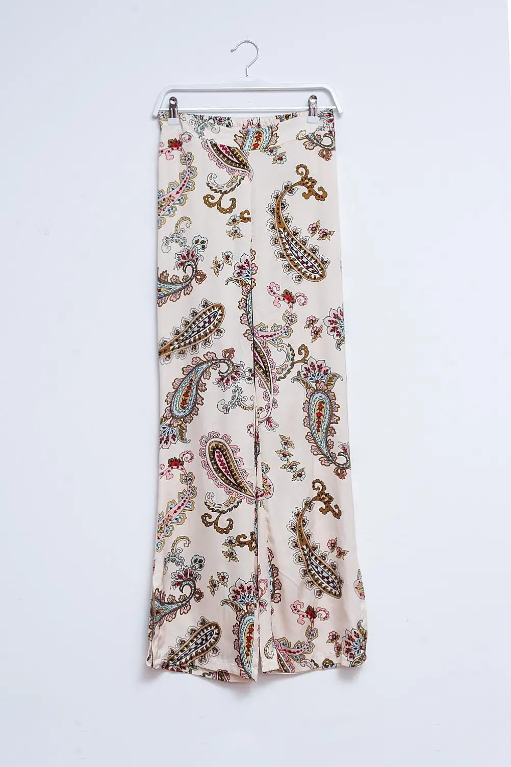 Wide leg pants in paisley floral - Pants