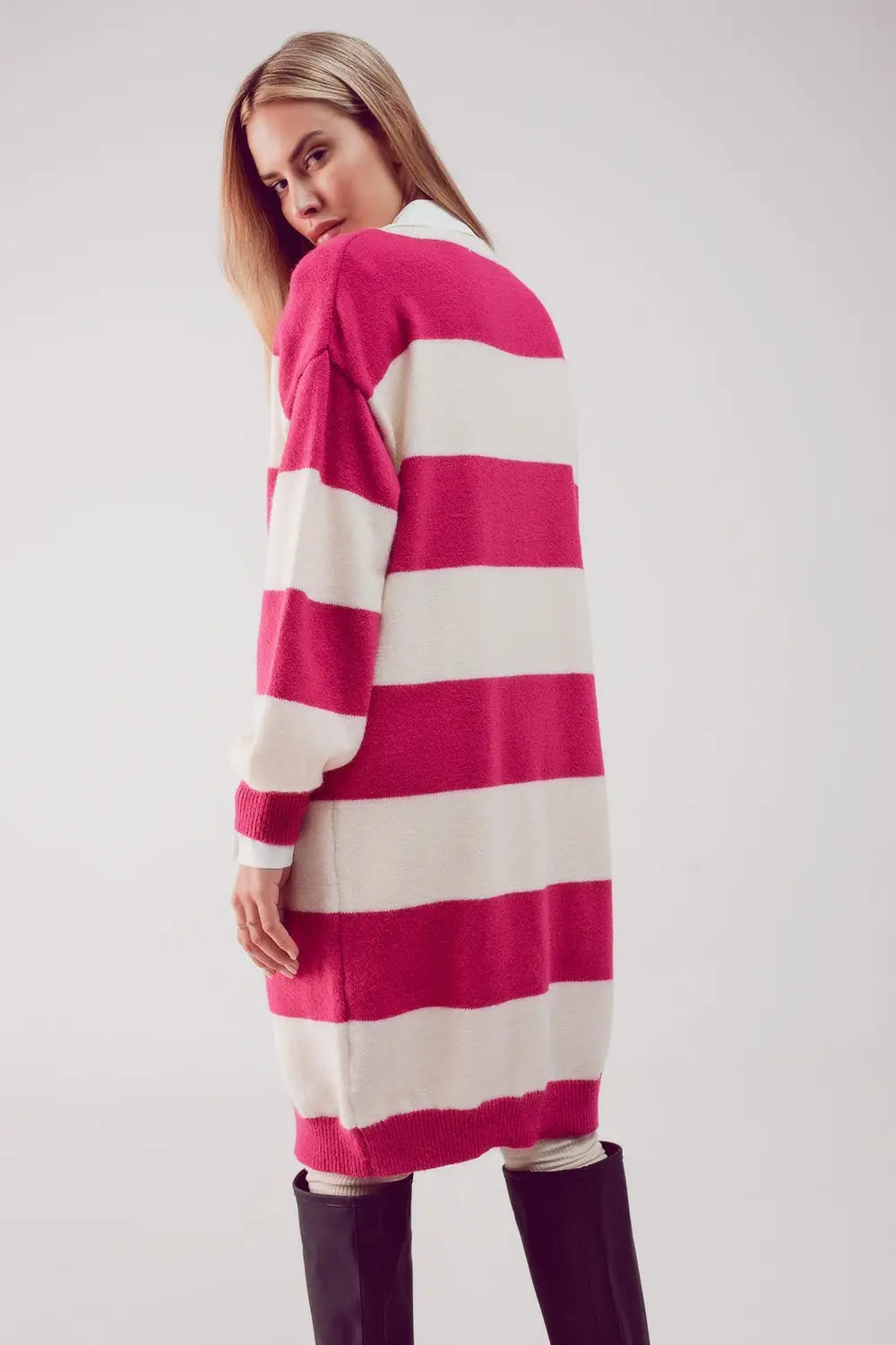 Stripe jumper dress in fuchsia - FUCHSIA / ONE - Dresses