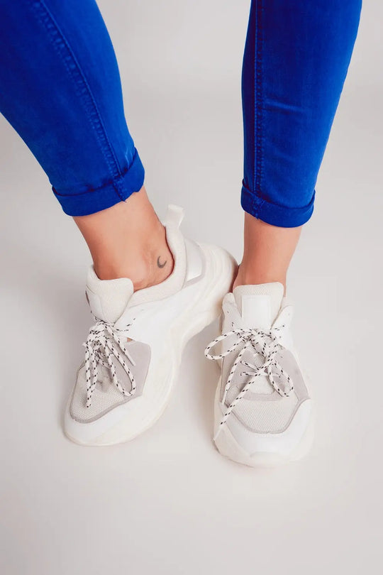 High waisted skinny jeans in electric blue - Colored Jeans