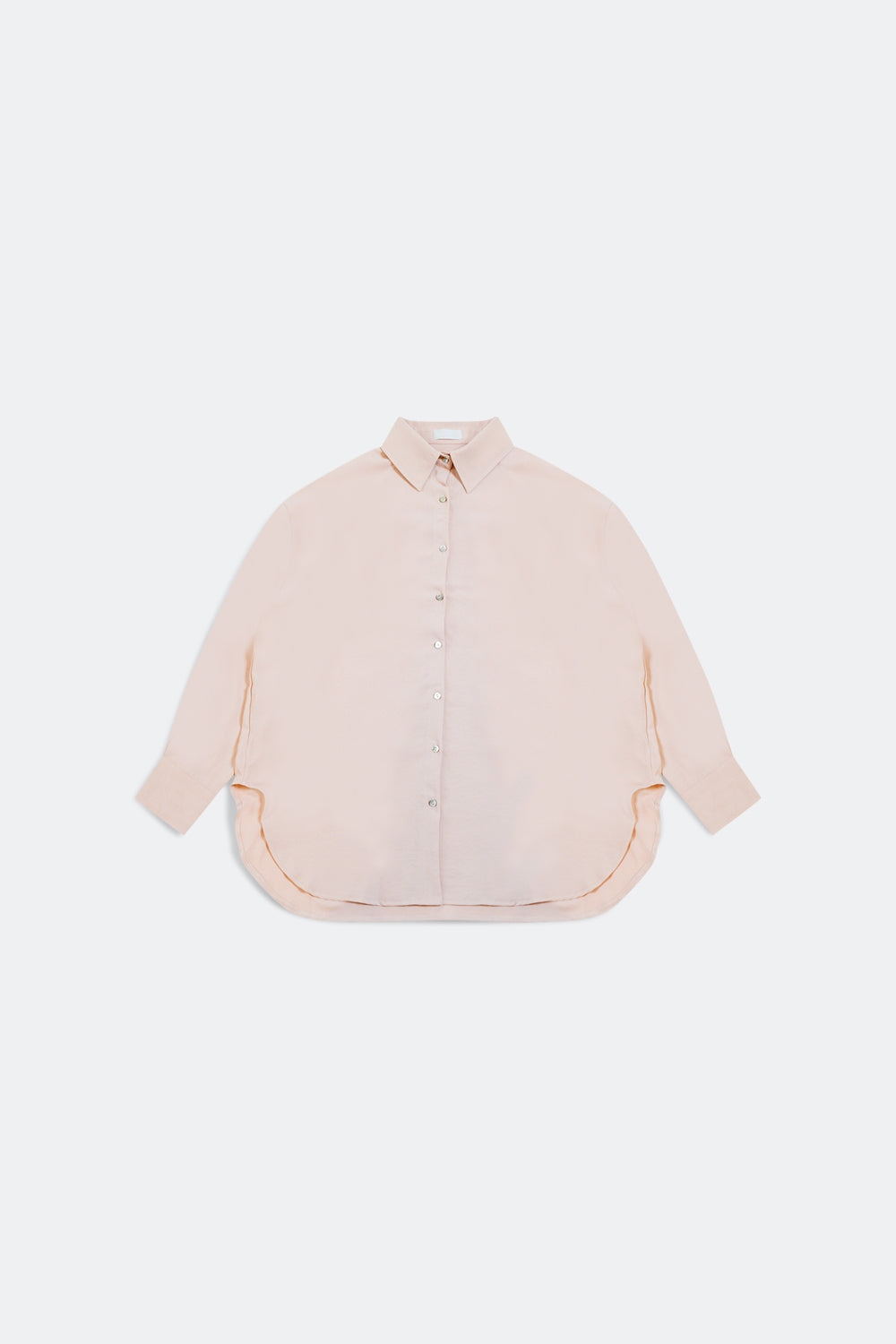 Pocket detail oversized shirt in beige