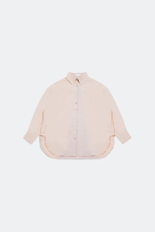 Pocket detail oversized shirt in beige - BEIGE / ONE - Shirts