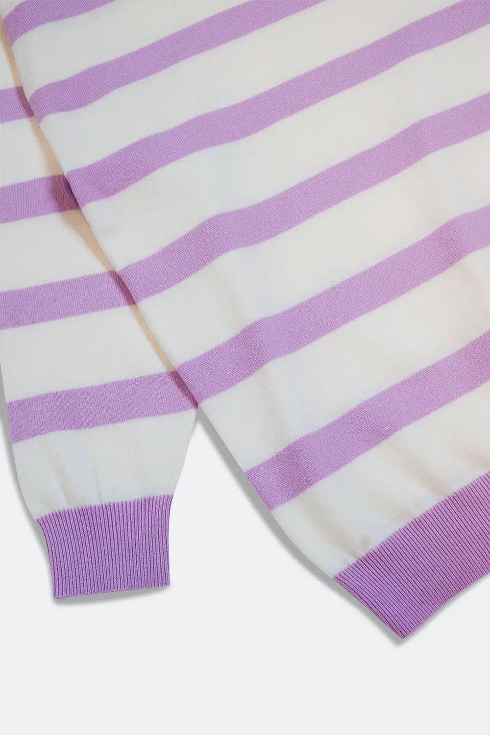Long purple striped sweater - Sweaters