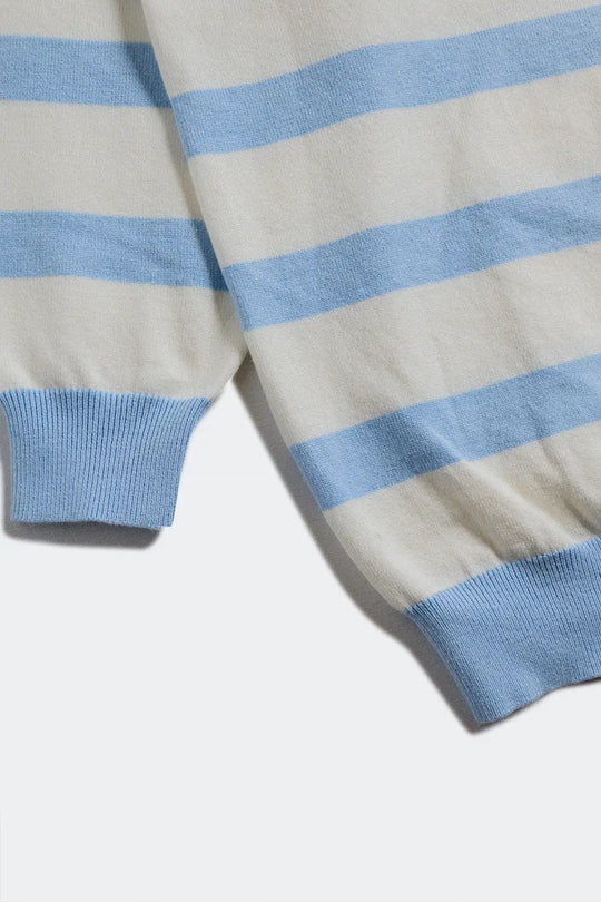 Long blue striped sweater - Sweaters