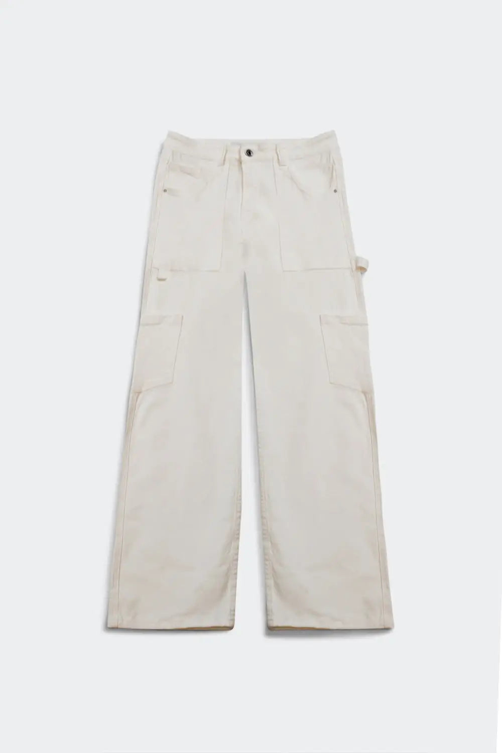 Cargo pants in white - Colored Jeans