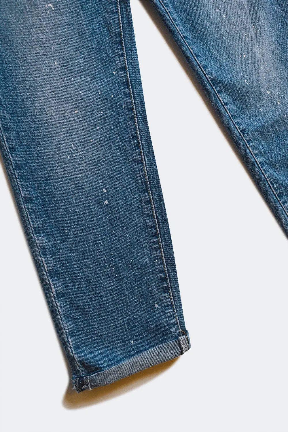 Bleach splatter mom jeans