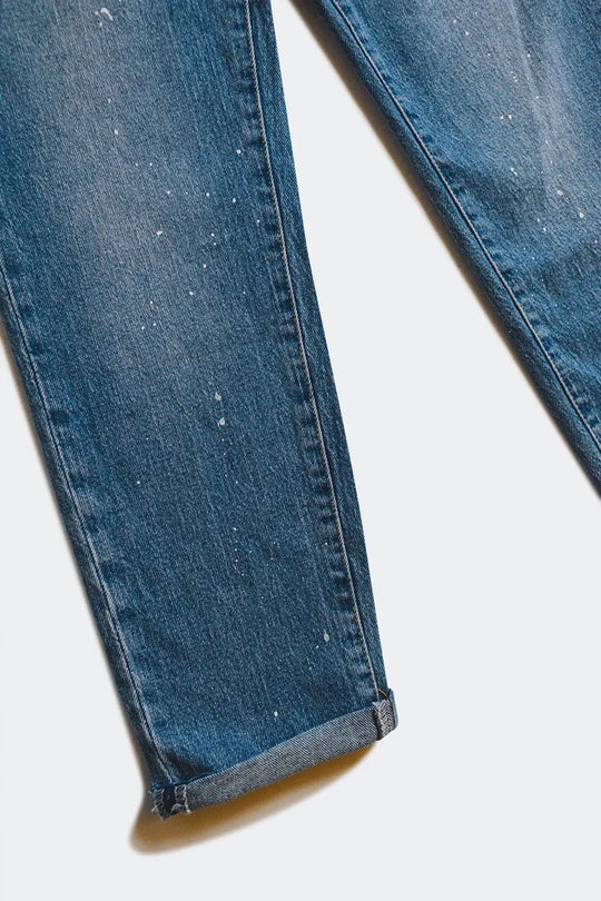 Bleach splatter mom jeans