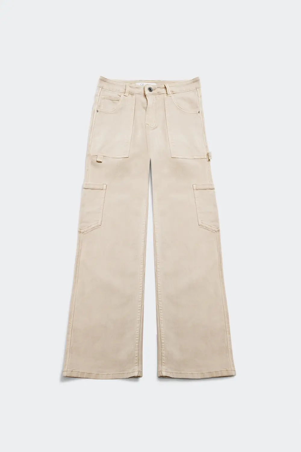 Cargo pants in beige - Colored Jeans