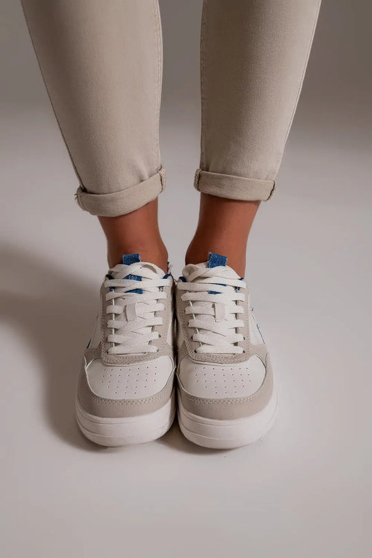 Beige ankle jeans with soft wrinkles - Pants Colored Jeans