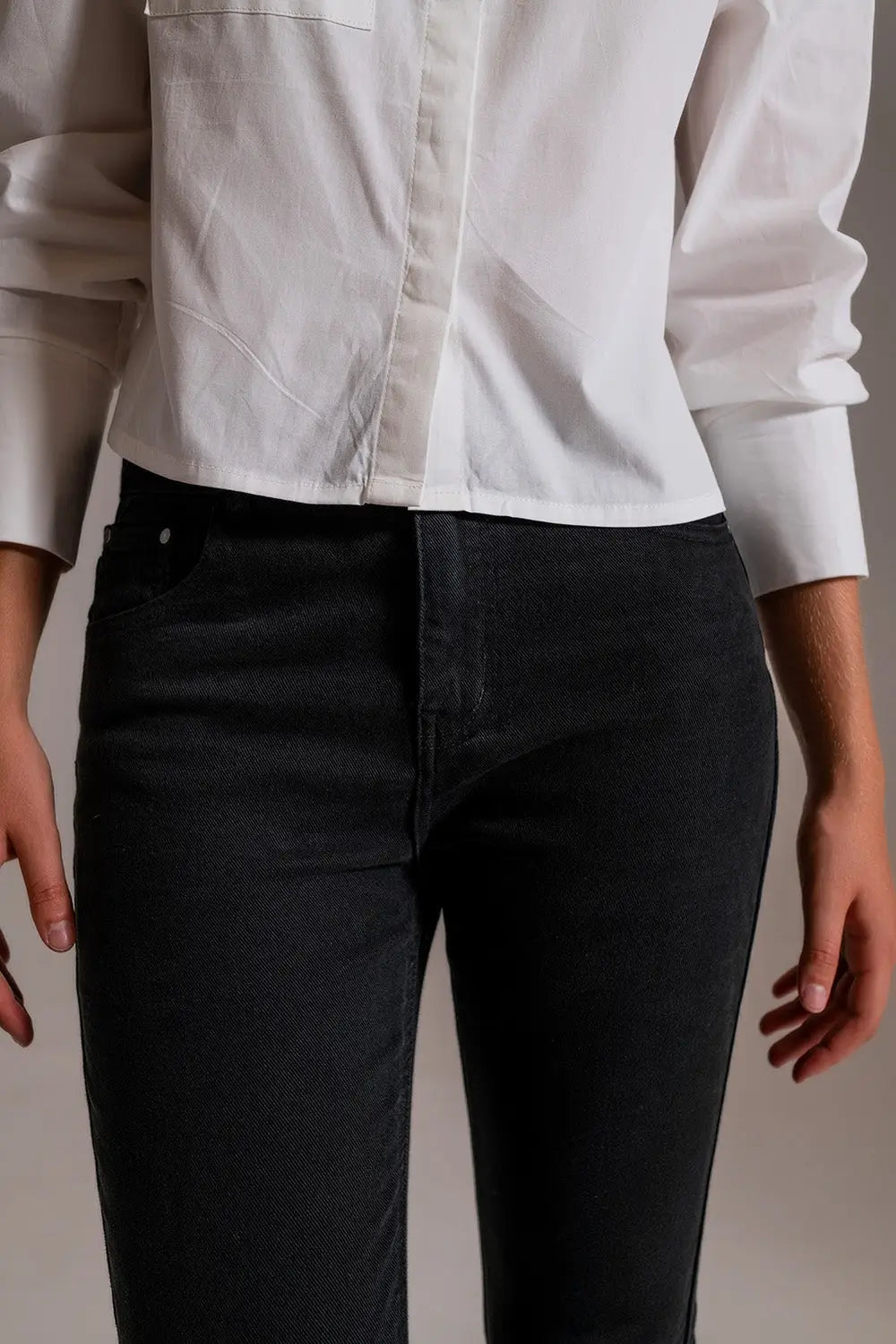 Basic Skinny Jeans in Black - Colored Jeans