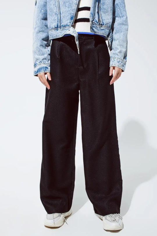 Oversized pantalon in black - Pants