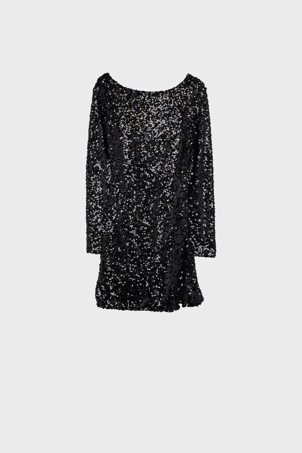 Embellished mini dress in black - Dresses