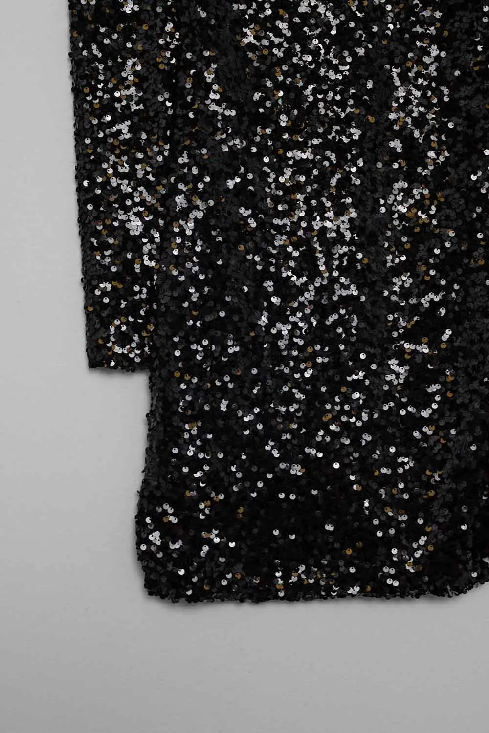 Embellished mini dress in black - Dresses
