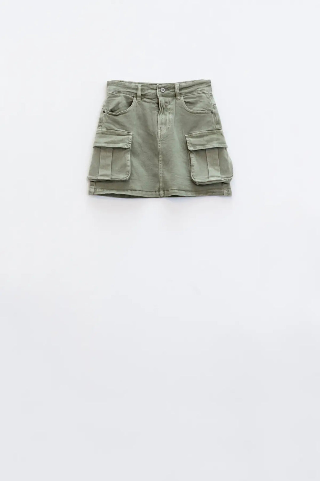 Cargo mini skirt in khaki - Skirts