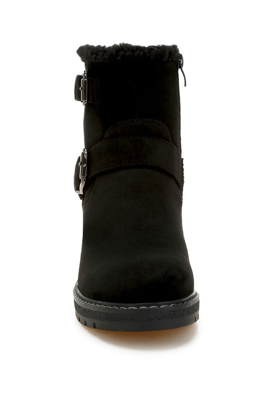 Dakota Faux Fur Harness Boots *Also in Black