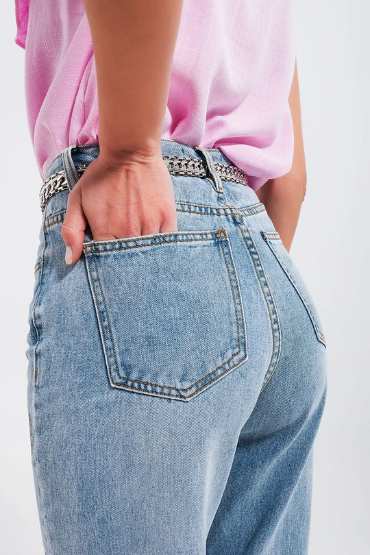 90s jean in heart print - Jeans