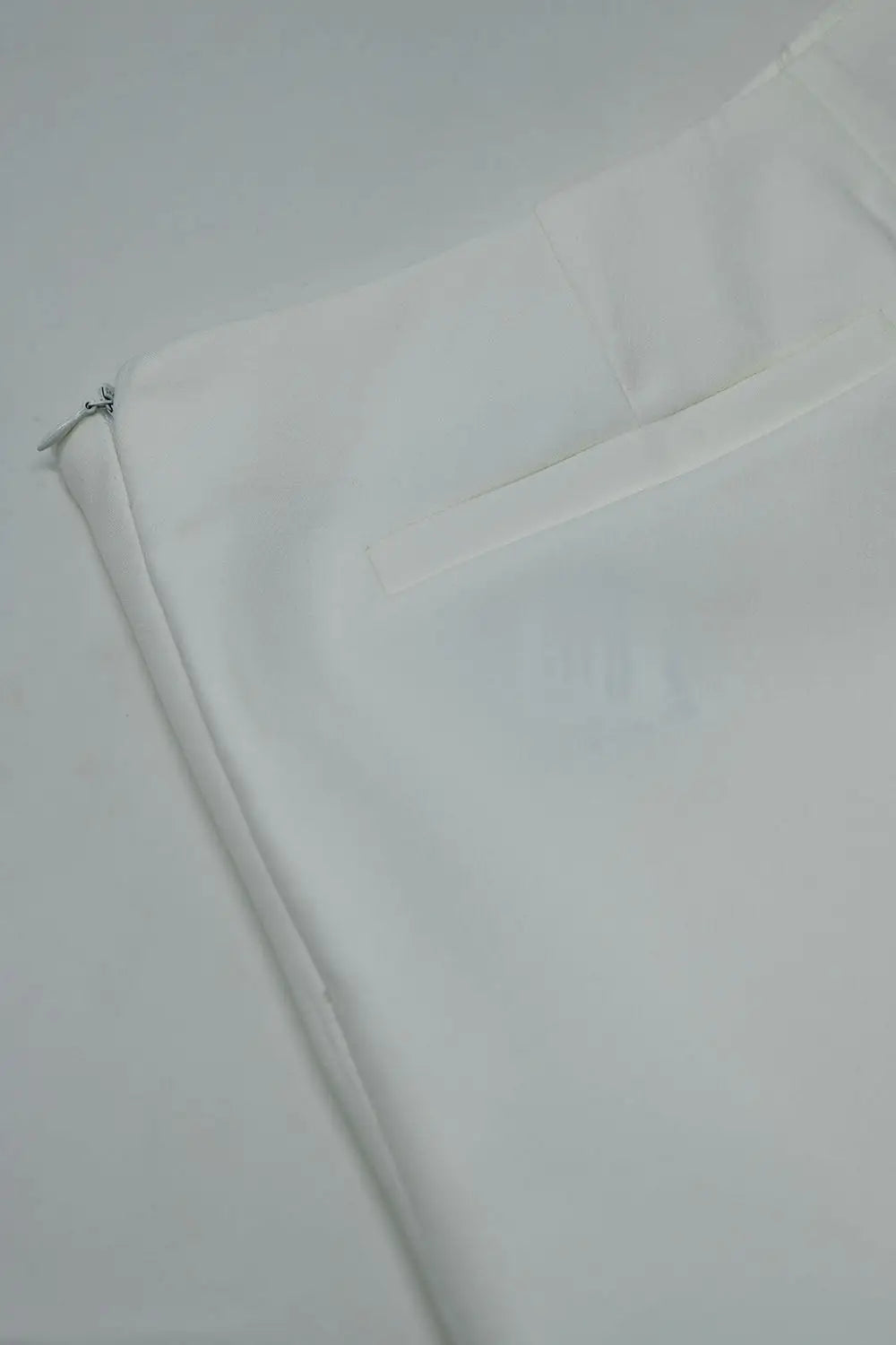 Wrap Mini Skort in White - Skirts Pants
