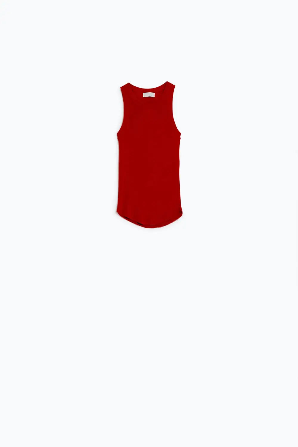 Knitted sleeveless Top in red - Sweaters