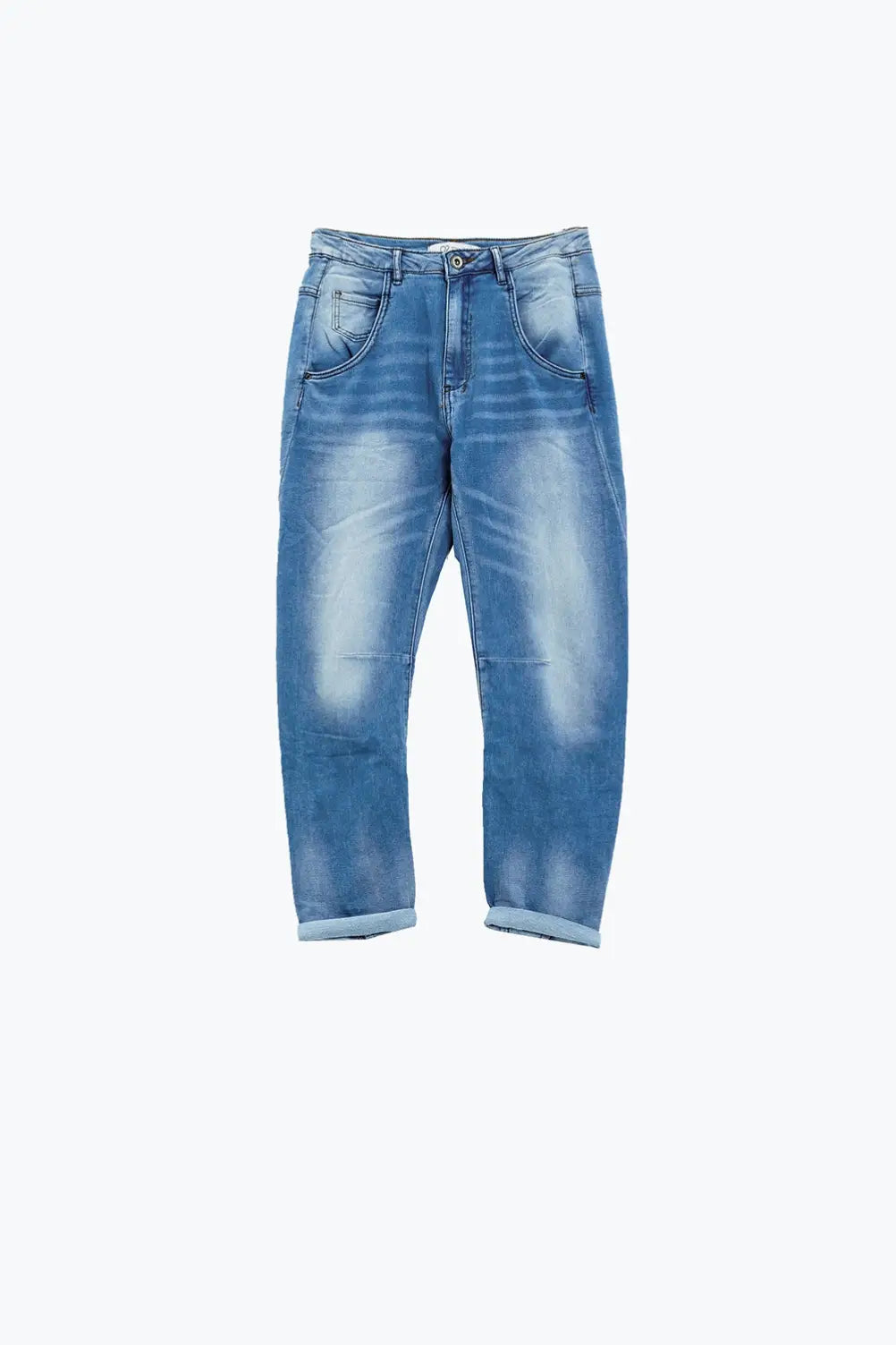 Basic Boyfriend Jeans With Stitch Detail