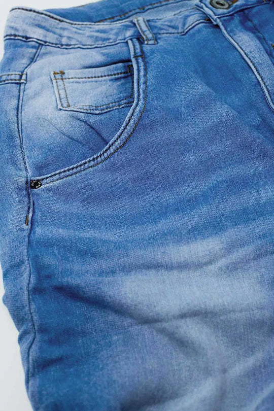 Basic Boyfriend Jeans With Stitch Detail