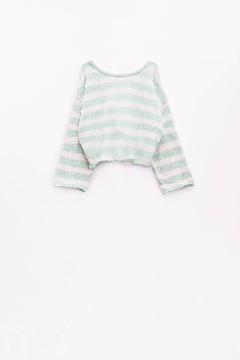 Striped sweater with knot detail at the back - Sweaters