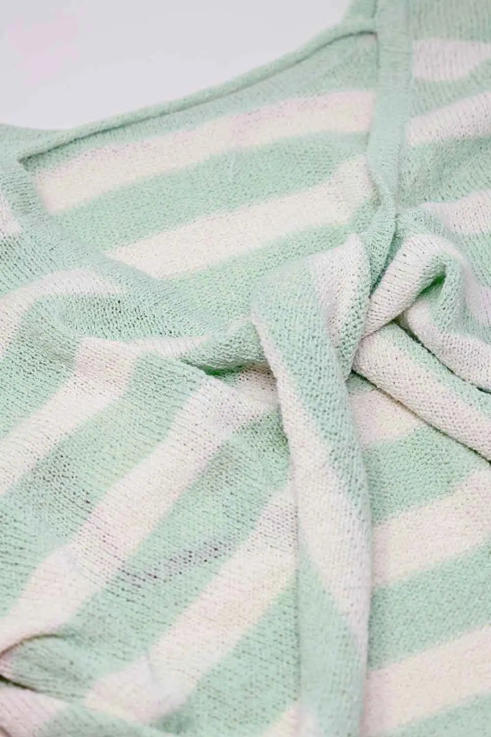 Striped sweater with knot detail at the back - Sweaters