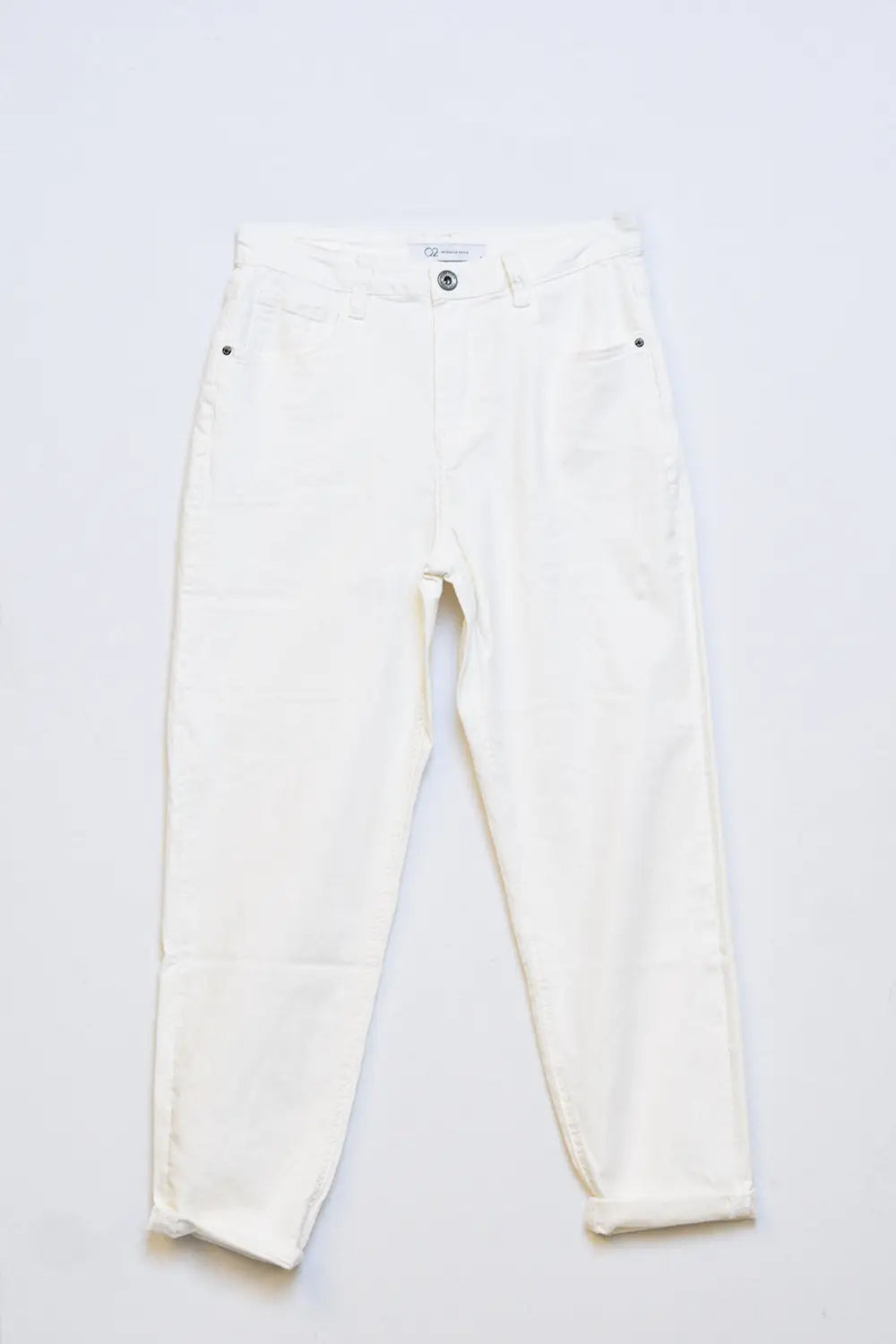 Ankle skinny Basic Jeans in white - Colored Jeans