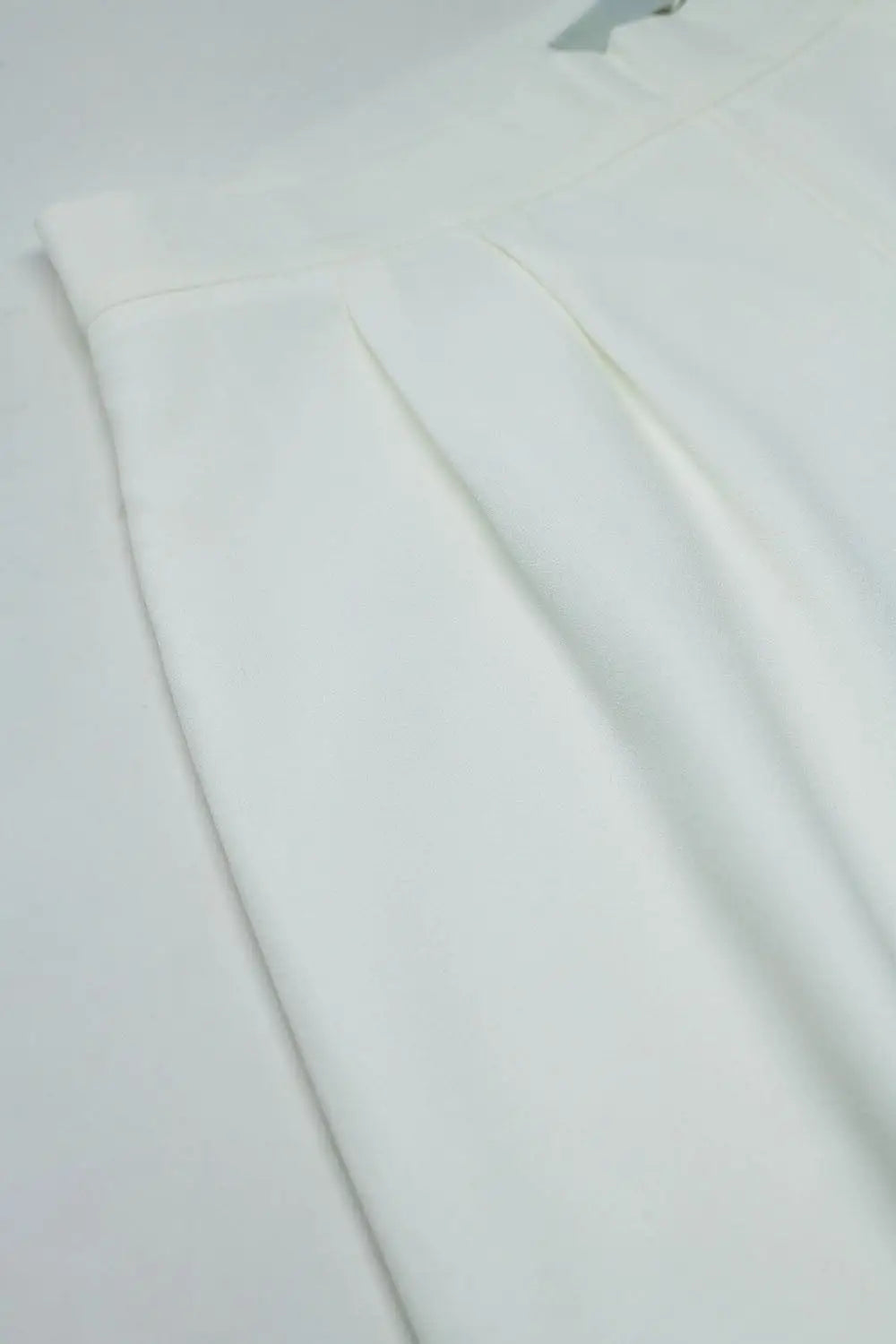 Wide Leg Pants In White - Pants
