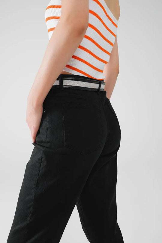 Ankle skinny Basic Jeans in black - Colored Jeans