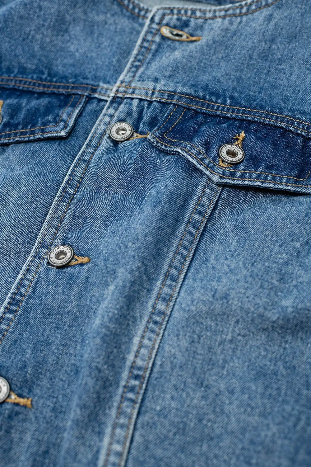 Cropped Denim Jacket CH Style In Mid Wash - Jackets