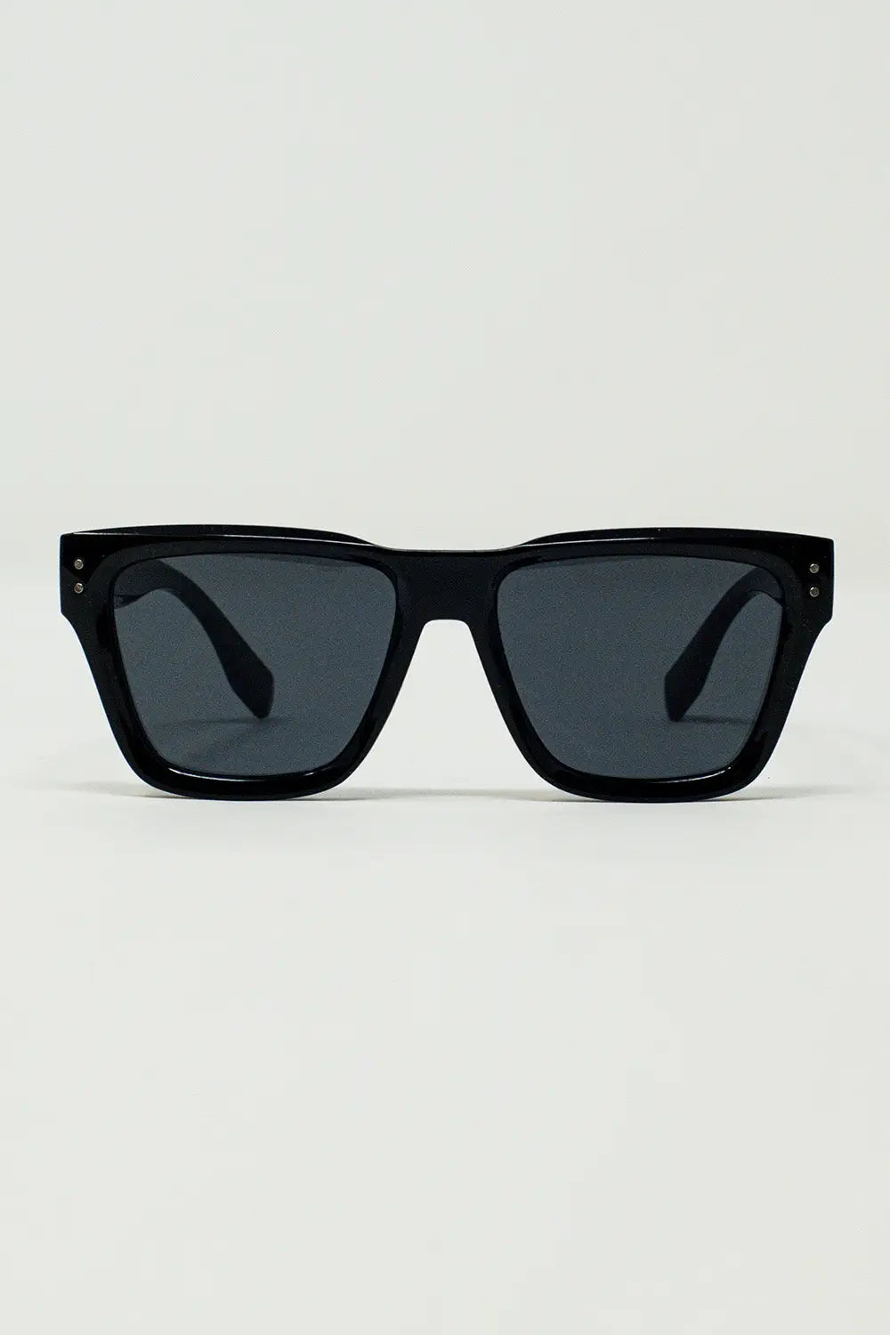 Square Chunky Black Sunglasses - BLACK / ONE - Sunglasses