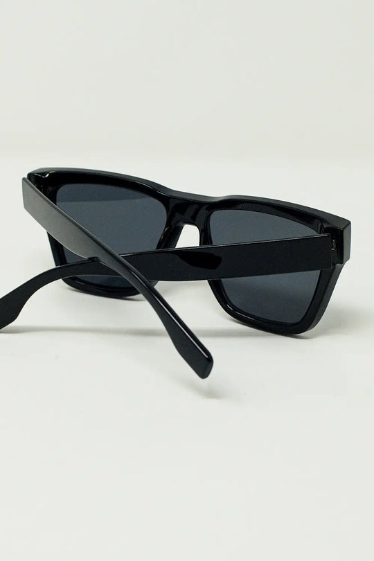 Square Chunky Black Sunglasses - BLACK / ONE - Sunglasses