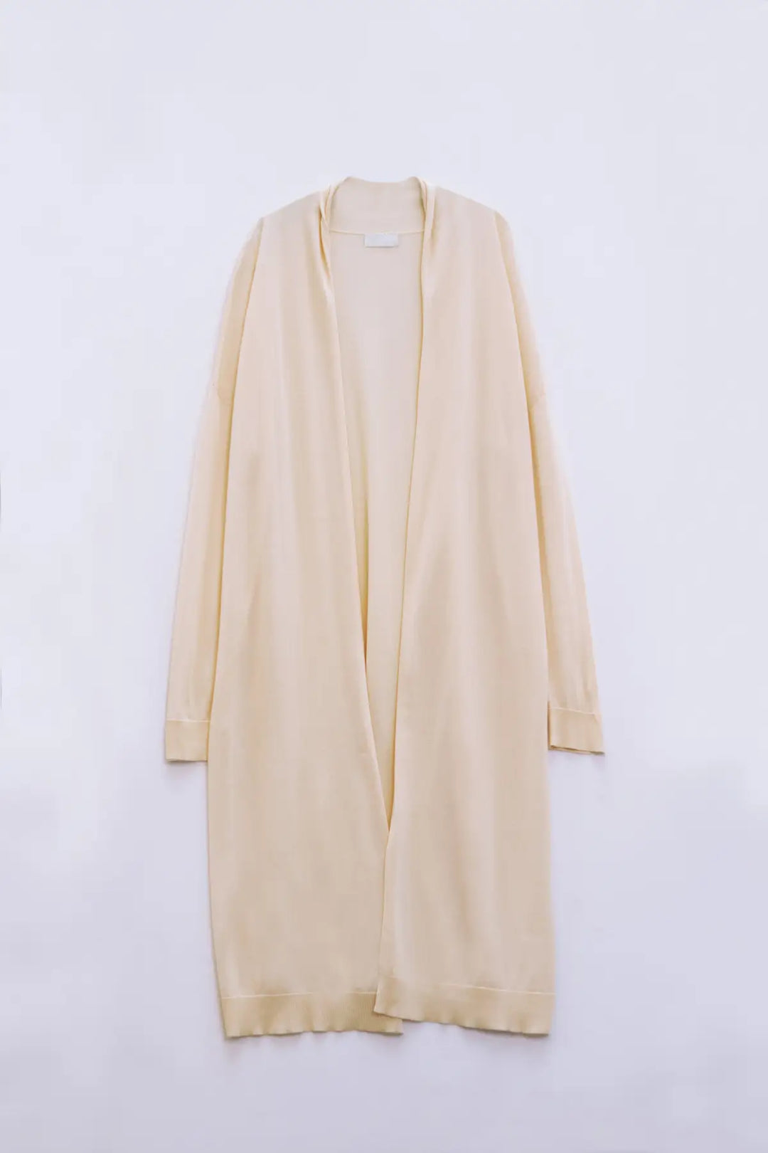Beige Maxi Open Cardigan Long Sleeve - BEIGE / ONE - Cardigans