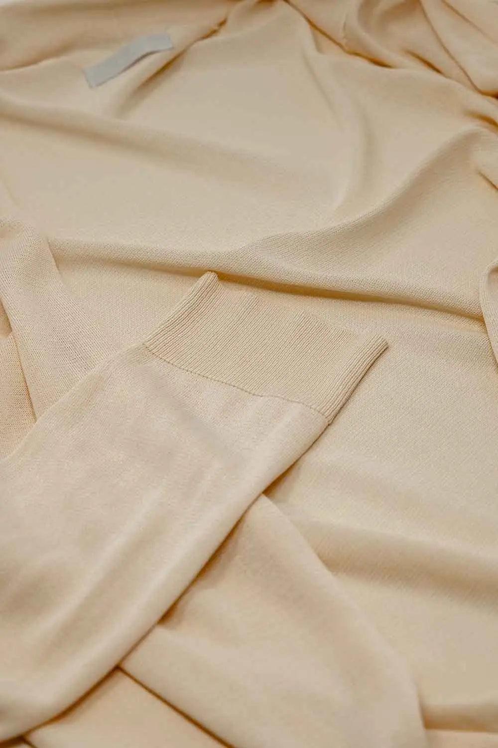 Beige Maxi Open Cardigan Long Sleeve - BEIGE / ONE - Cardigans