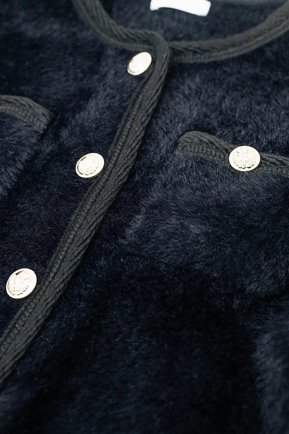 Extra soft fluffy high-quality cardigan in black - BLACK / ONE - Jackets Cardigans