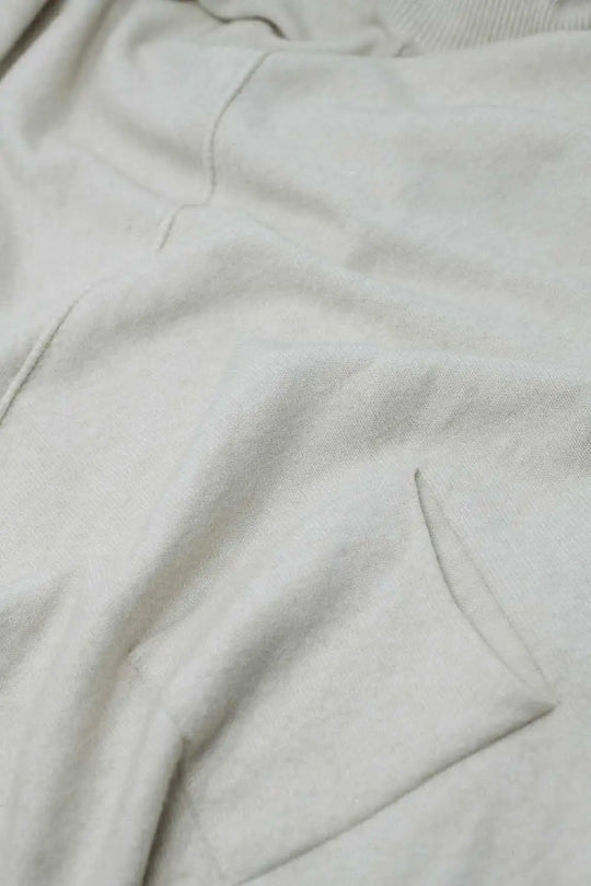 Oversized beige sweater with front pockets - BEIGE / ONE - Sweaters