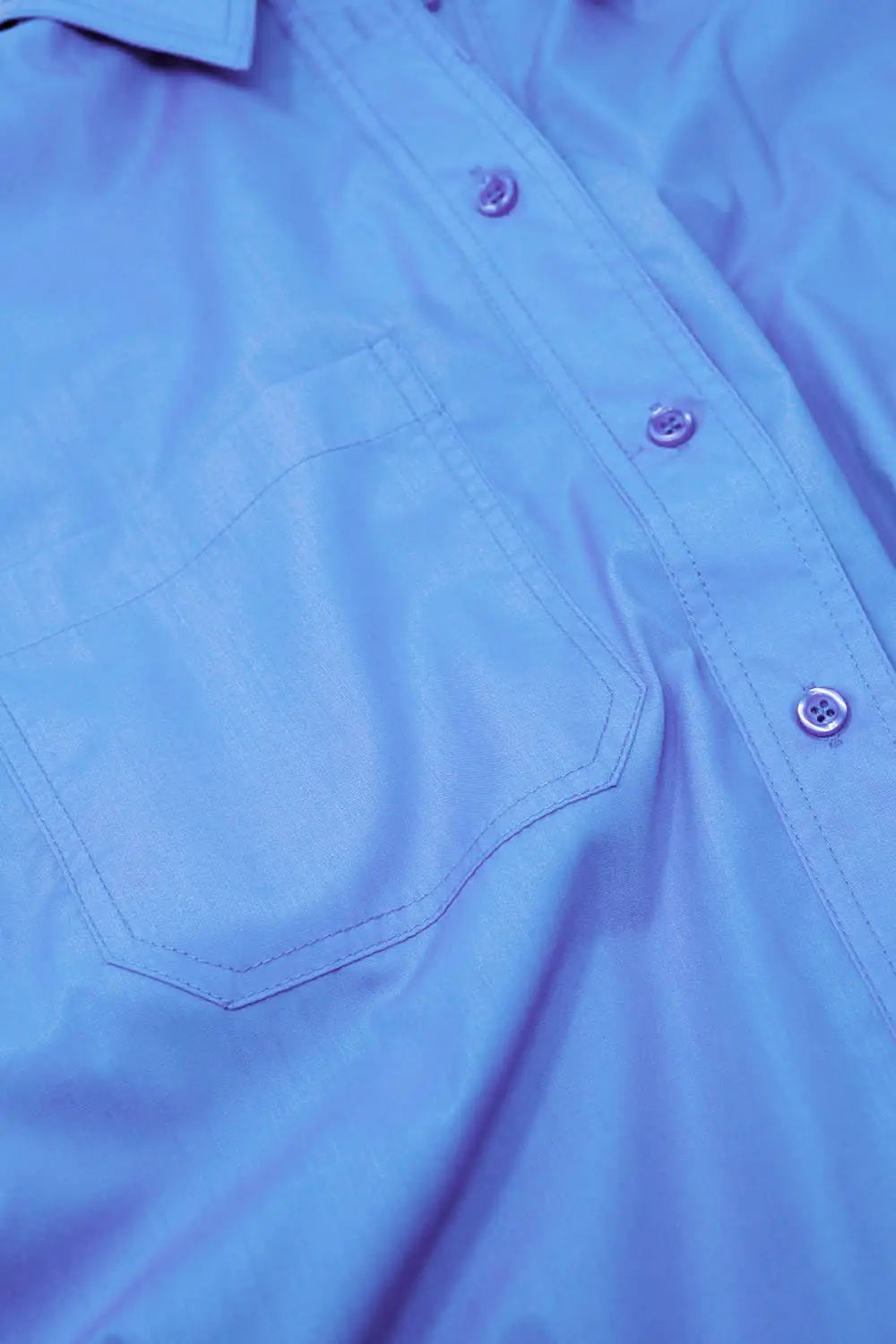 Super Oversized High Low Shirt in Blue - Shirts
