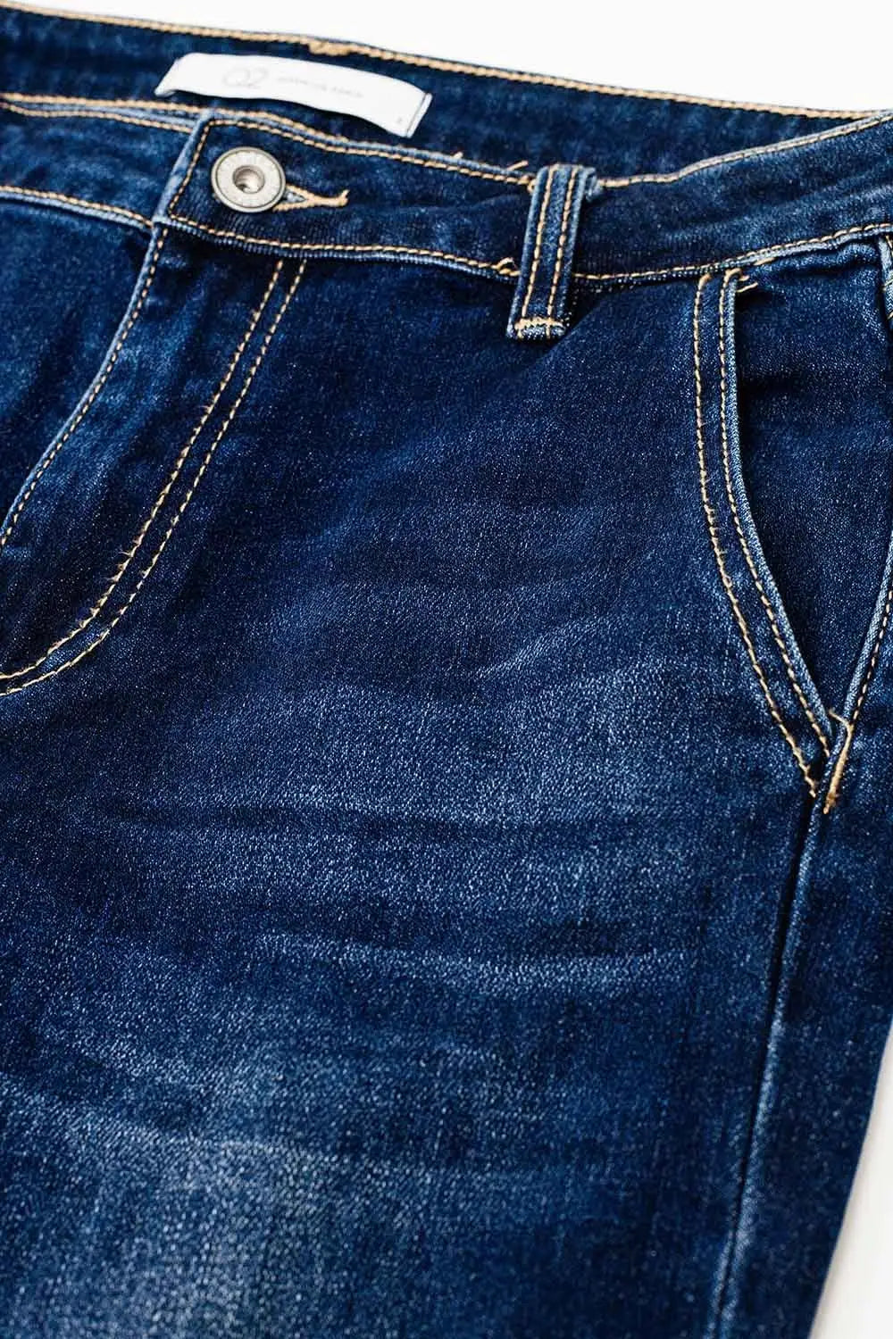 High waist Dark Blue Flare Jeans