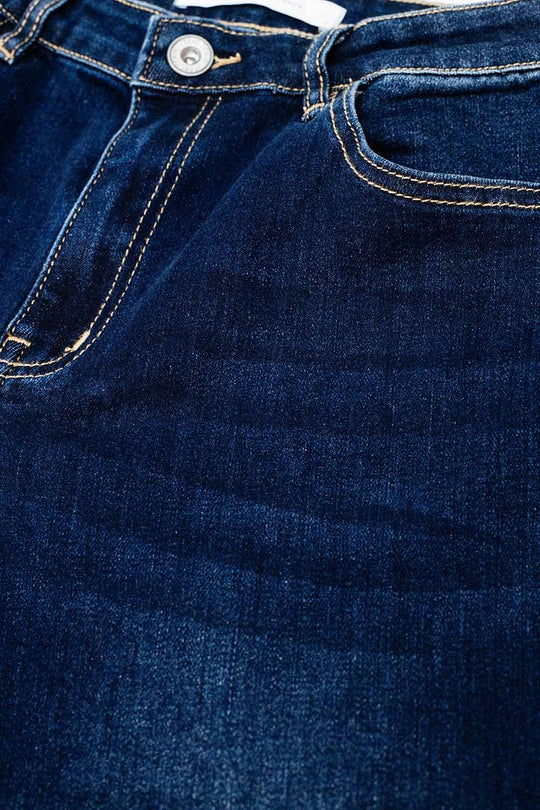 Dark wash wide leg 90&