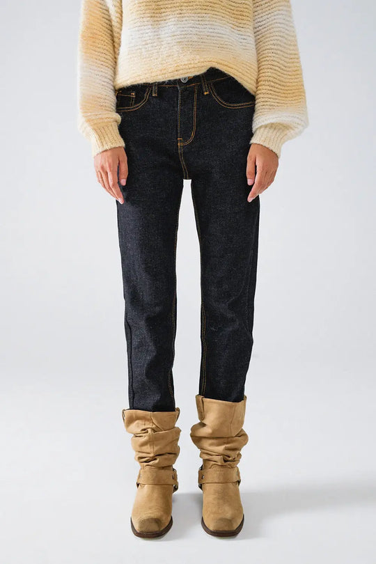 Skinny Jeans With Contrast Stitching