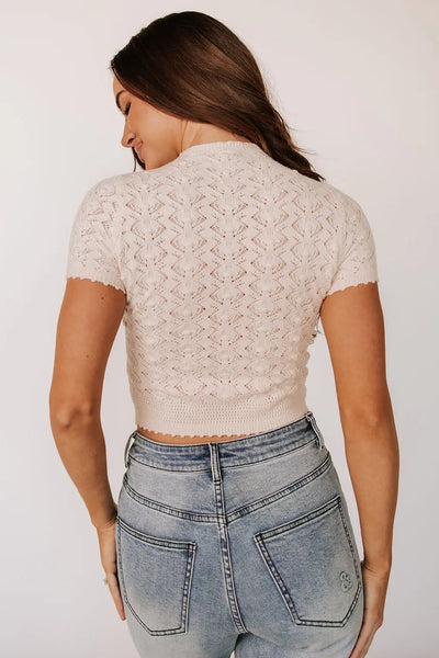 Nora Top - Pearl - Tops