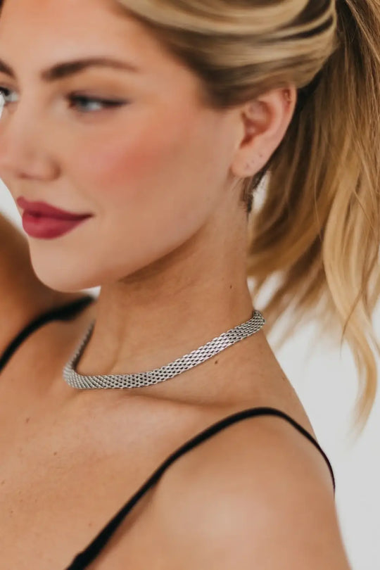 Addelynn Mesh Necklace - WATERPROOF - Necklace