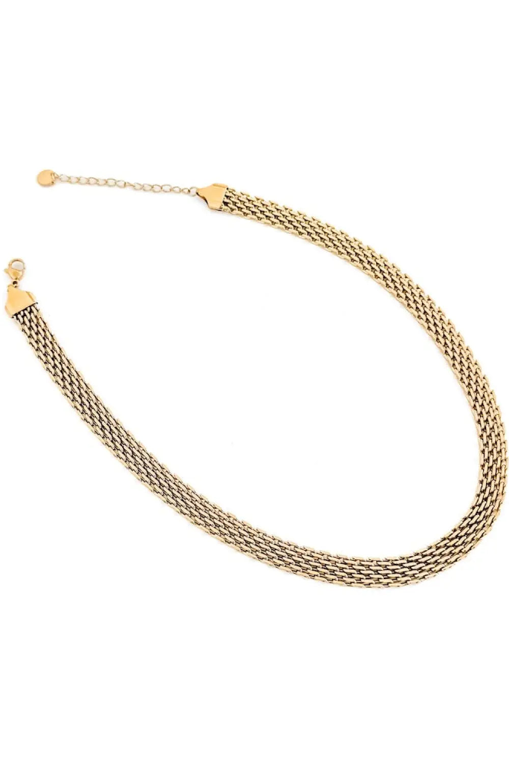 Addelynn Mesh Necklace - WATERPROOF - Gold - Necklace